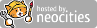 a badge that reads 'hosted by neocities'